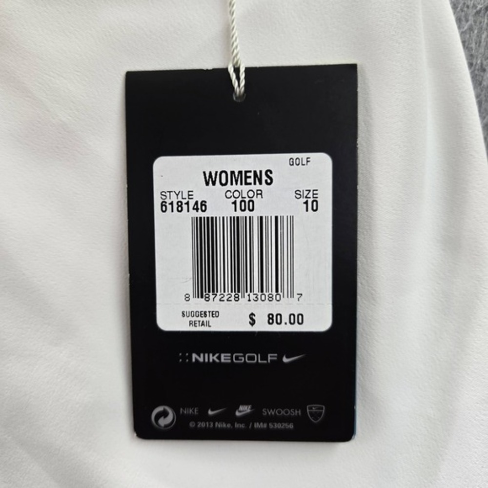 Nike Women Pants 10 White Dress Pants Dri-Fit Golf Pants Modern Rise 23" NWT - Picture 12 of 14